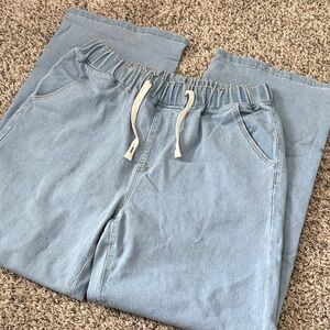 Light Blue Wide Leg Jeans